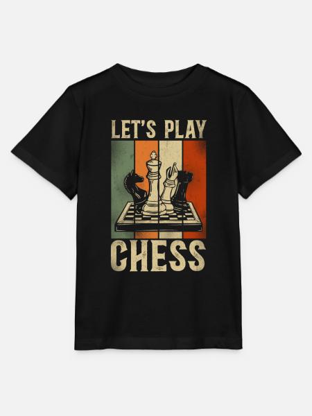 Chess Player Chess Piece Vintage - Stanley/Stella Kinder T-Shirt MINI CREATOR - Schwarz