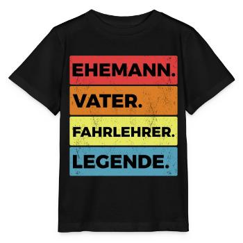 Führerschein Prüfung Fahrlehrer Fahrschule - Stanley/Stella Kinder T-Shirt MINI CREATOR  - Schwarz - Vorne - Mikhail (115cm)