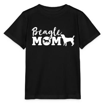 Beagle Beagle Chien Beagle Chiot Beagle Propriétaire - T-shirt bio MINI CREATOR Stanley/Stella Enfant - noir - Devant - Mikhail (115cm)
