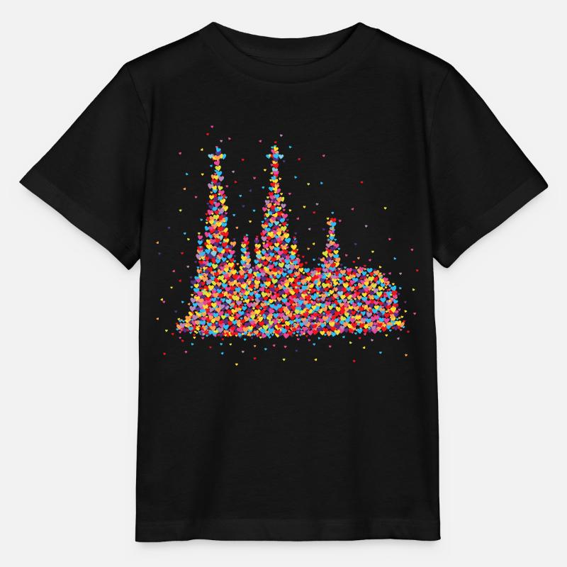 Köln Kölner Dom Karneval Konfetti - Stanley/Stella Kinder T-Shirt MINI CREATOR  - Schwarz