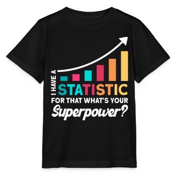 Statistik Analyst Statistiker Geschenk - Stanley/Stella Kinder T-Shirt MINI CREATOR  - Schwarz - Vorne - Mikhail (115cm)