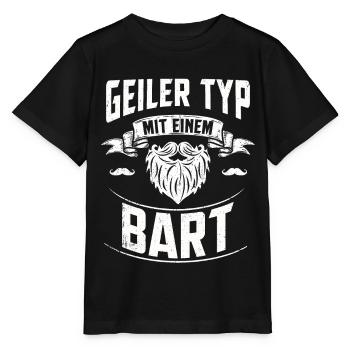 Bart - Stanley/Stella Kinder T-Shirt MINI CREATOR  - Schwarz - Vorne - Mikhail (115cm)