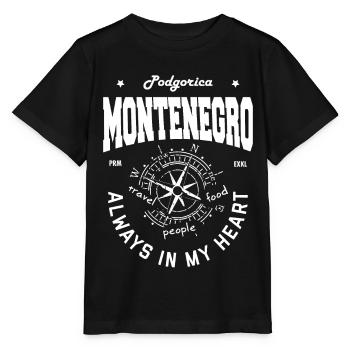 Podgorica - Montenegro - Stanley/Stella MINI CREATOR Kids’ T-Shirt - black - Front - Mikhail (115cm)
