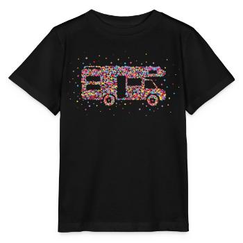 Camping Camping Camping Cadeau - T-shirt bio MINI CREATOR Stanley/Stella Enfant - noir - Devant - Mikhail (115cm)