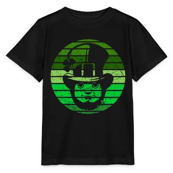 Chemise de la Saint-Patrick - T-shirt bio MINI CREATOR Stanley/Stella Enfant - noir - Devant - Mikhail (115cm)