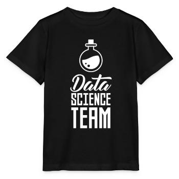 Team Data Science Data Scientist Data - Stanley/Stella MINI CREATOR Kids’ T-Shirt - black - Front - Mikhail (115cm)