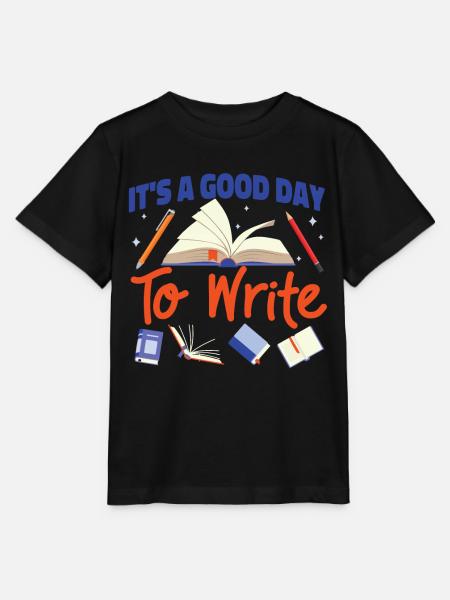 Writing Book Novel Writer & - Stanley/Stella Kinder T-Shirt MINI CREATOR - Schwarz