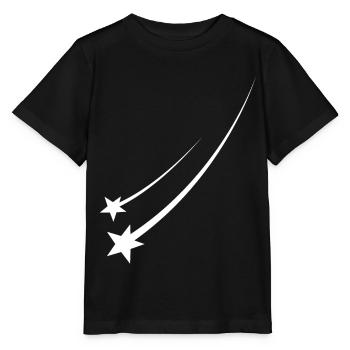 Étoile filante - T-shirt bio MINI CREATOR Stanley/Stella Enfant - noir - Devant - Mikhail (115cm)