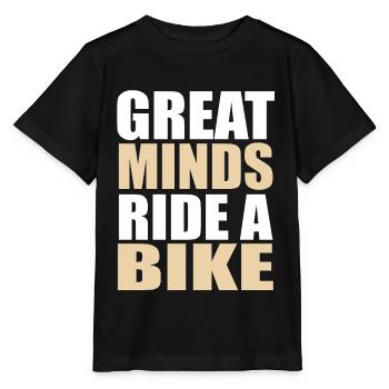 Bicyclette - T-shirt bio MINI CREATOR Stanley/Stella Enfant - noir - Devant - Mikhail (115cm)