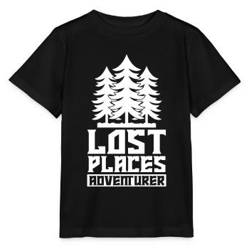 Lieux perdus Les aventuriers partent Explorer des lieux - T-shirt bio MINI CREATOR Stanley/Stella Enfant - noir - Devant - Mikhail (115cm)