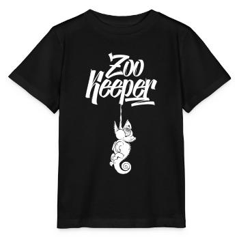 Profession de gardien de zoo Zoo Gardien de zoo - T-shirt bio MINI CREATOR Stanley/Stella Enfant - noir - Devant - Mikhail (115cm)