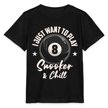 Billiards Pool Billiards Billiards Ball Billiards Cook 8Ball - Stanley/Stella MINI CREATOR Kids’ T-Shirt - black - Front - Mikhail (115cm)