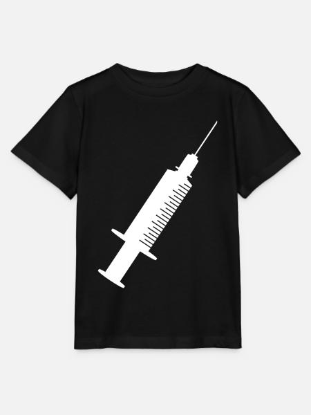 Spritze Weiss - Stanley/Stella Kinder T-Shirt MINI CREATOR  - Schwarz