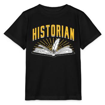 Historian History History Teacher History - Stanley/Stella MINI CREATOR Kids’ T-Shirt - black - Front - Mikhail (115cm)