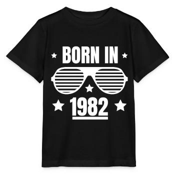 BORN IN 1982 Lunettes de Soleil - T-shirt bio MINI CREATOR Stanley/Stella Enfant - noir - Devant - Mikhail (115cm)