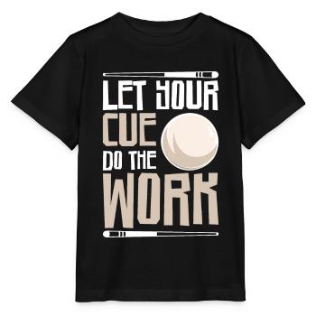 Billard Piscine Billard Billard Boule Billard Billard Cuisine 8Ball - T-shirt bio MINI CREATOR Stanley/Stella Enfant - noir - Devant - Mikhail (115cm)