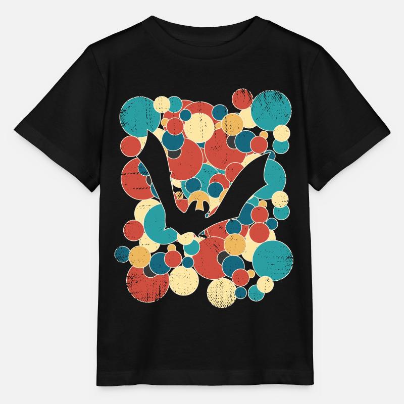Fledermaus Fledermäuse - Stanley/Stella Kinder T-Shirt MINI CREATOR  - Schwarz