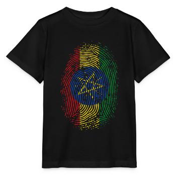 TEAM ETHIOPIA - Stanley/Stella MINI CREATOR Kids’ T-Shirt - black - Front - Mikhail (115cm)