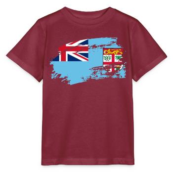 fiji fiji - Stanley/Stella Kinder T-Shirt MINI CREATOR  - Burgunderrot - Vorne - Kain (125cm)