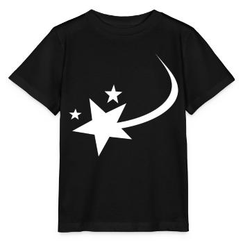 Étoile filante Blanche - T-shirt bio MINI CREATOR Stanley/Stella Enfant - noir - Devant - Mikhail (115cm)
