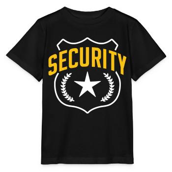 Security Bouncer Security Security Guard - Stanley/Stella MINI CREATOR Kids’ T-Shirt - black - Front - Mikhail (115cm)