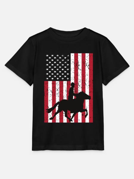 Reiten Herren - Stanley/Stella Kinder T-Shirt MINI CREATOR  - Schwarz