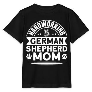 Berger allemand Mama Berger allemand - T-shirt bio MINI CREATOR Stanley/Stella Enfant - noir - Devant - Mikhail (115cm)