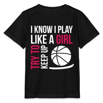 Basketball Basketball Basketball Team - Stanley/Stella MINI CREATOR Kids’ T-Shirt - black - Front - Mikhail (115cm)