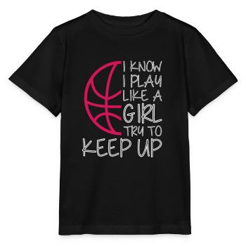 Basketball Basketball Basketball Team - Stanley/Stella MINI CREATOR Kids’ T-Shirt - black - Front - Mikhail (115cm)