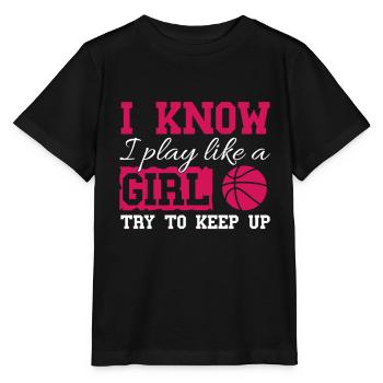 Basketball Basketball Basketball Team - Stanley/Stella MINI CREATOR Kids’ T-Shirt - black - Front - Mikhail (115cm)