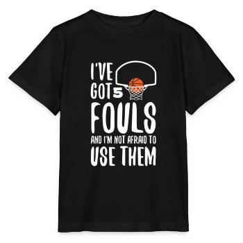 Basketball Basketball Basketball Team - Stanley/Stella MINI CREATOR Kids’ T-Shirt - black - Front - Mikhail (115cm)