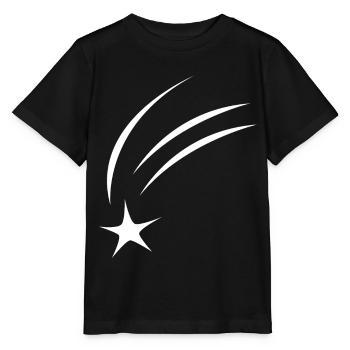Étoile filante - T-shirt bio MINI CREATOR Stanley/Stella Enfant - noir - Devant - Mikhail (115cm)