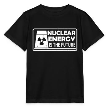 L’énergie nucléaire est l’avenir L’énergie nucléaire L’énergie nucléaire - T-shirt bio MINI CREATOR Stanley/Stella Enfant - noir - Devant - Mikhail (115cm)