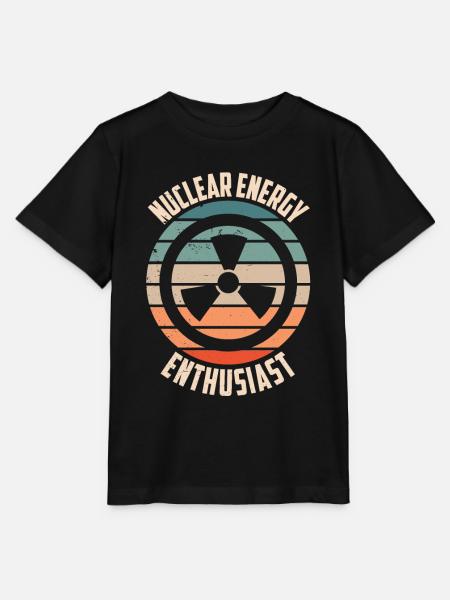 Kernkraft Enthusiast Atomenergie Kernenergie - Stanley/Stella Kinder T-Shirt MINI CREATOR  - Schwarz