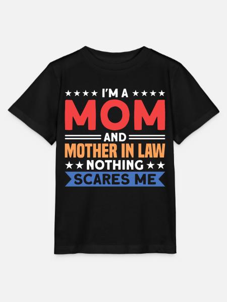 Schwiegermutter Schwiegermutter Mutter - Stanley/Stella T-shirt MINI CREATOR til børn - sort