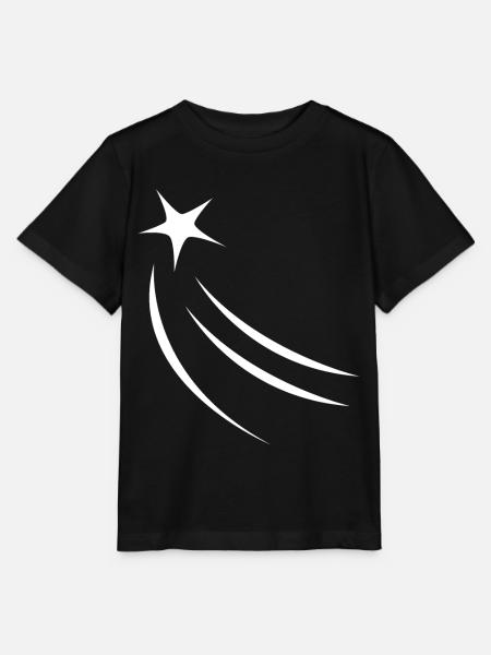 Sternschnuppe - Stanley/Stella Kinder T-Shirt MINI CREATOR - Schwarz