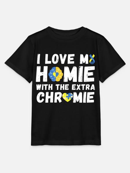 Down-Syndrom-Bewusstsein - Stanley/Stella Kinder T-Shirt MINI CREATOR  - Schwarz