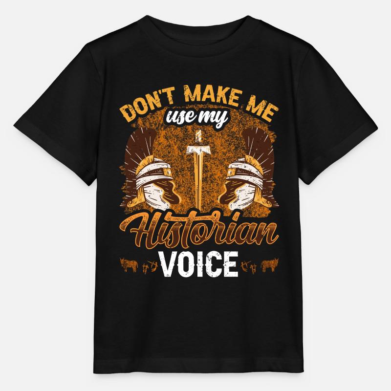 Do Not Force Me My Historian Voice Use - Stanley/Stella MINI CREATOR Kids’ T-Shirt - black