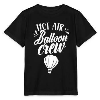 Heißluftballon Besatzung Ballonflug Ballonfahrer - Stanley/Stella Kinder T-Shirt MINI CREATOR  - Schwarz - Vorne - Mikhail (115cm)