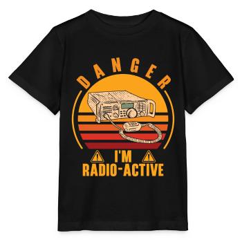 Funk Amateur Funker Funken Radio Hobby Cadeau - T-shirt bio MINI CREATOR Stanley/Stella Enfant - noir - Devant - Mikhail (115cm)