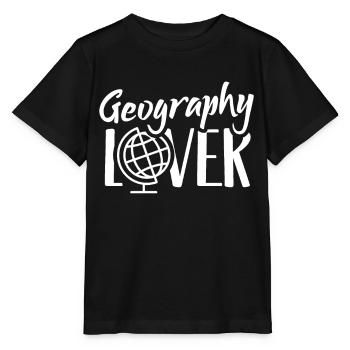 Amoureux de la géographie Étudiant en géographie Étudiant en géographie - T-shirt bio MINI CREATOR Stanley/Stella Enfant - noir - Devant - Mikhail (115cm)