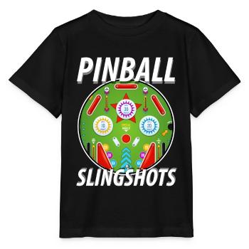Pinball pinball machine - Stanley/Stella MINI CREATOR Kids’ T-Shirt - black - Front - Mikhail (115cm)
