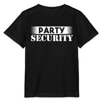 Party Security Security Security Guard - Stanley/Stella MINI CREATOR Kids’ T-Shirt - black - Front - Mikhail (115cm)