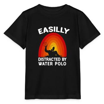Water Polo Joueur de Water Polo Cadeau de Water Polo - T-shirt bio MINI CREATOR Stanley/Stella Enfant - noir - Devant - Mikhail (115cm)