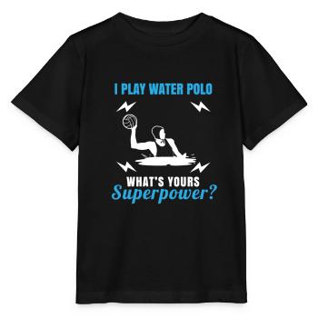 Water Polo Joueur de Water Polo Cadeau de Water Polo - T-shirt bio MINI CREATOR Stanley/Stella Enfant - noir - Devant - Mikhail (115cm)