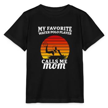 Water Polo Joueur de Water Polo Cadeau de Water Polo - T-shirt bio MINI CREATOR Stanley/Stella Enfant - noir - Devant - Mikhail (115cm)