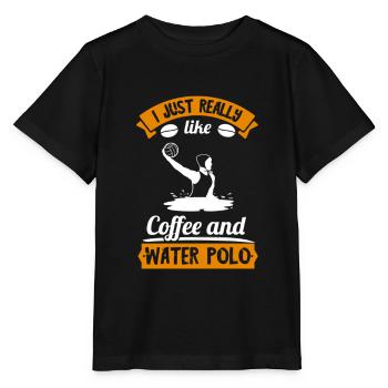Water Polo Joueur de Water Polo Cadeau de Water Polo - T-shirt bio MINI CREATOR Stanley/Stella Enfant - noir - Devant - Mikhail (115cm)