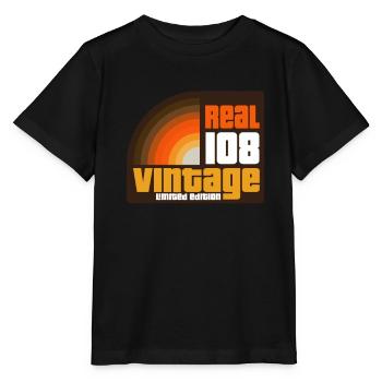 108 Real Vintage Édition Limitée - T-shirt bio MINI CREATOR Stanley/Stella Enfant - noir - Devant - Mikhail (115cm)