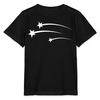 Étoiles filantes Blanc - T-shirt bio MINI CREATOR Stanley/Stella Enfant - noir - Devant - Mikhail (115cm)