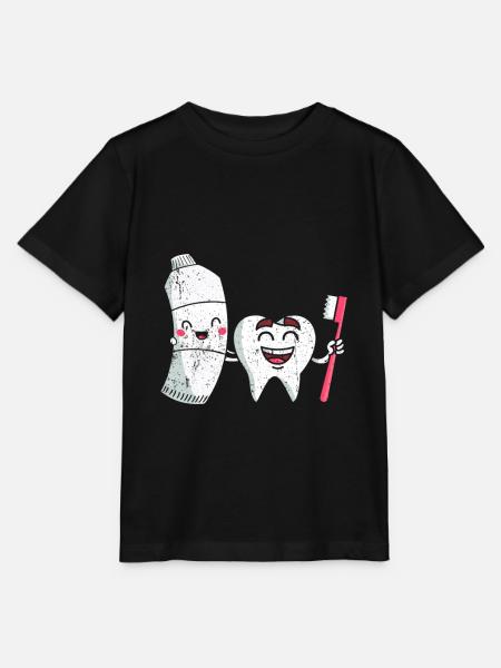 Zahnarzt - Stanley/Stella Kinder T-Shirt MINI CREATOR - Schwarz